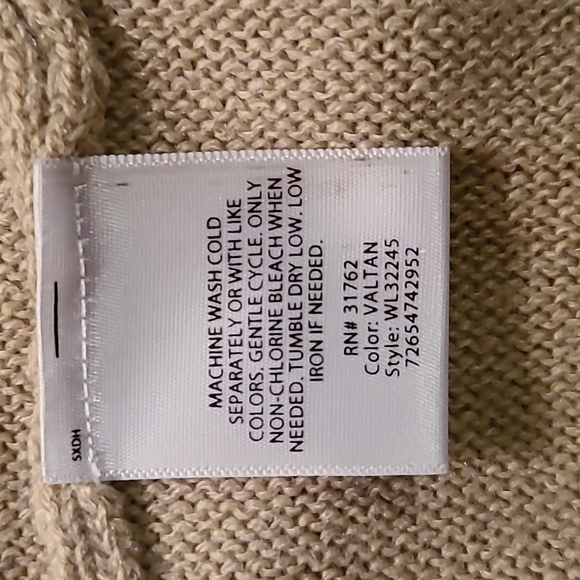 White Stag Soft Beige Cardigan Sweater XXL - Picture 4 of 4